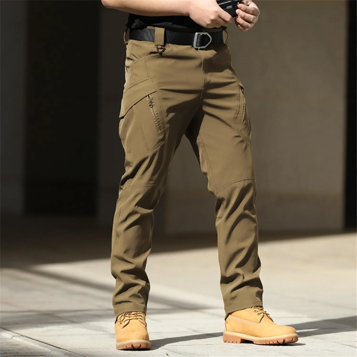 Tactical Pants for Men Water Resistant Cargo Hiking Pants Multi Pockets Relaxed Fit Stretch Quick Dry Work Pant