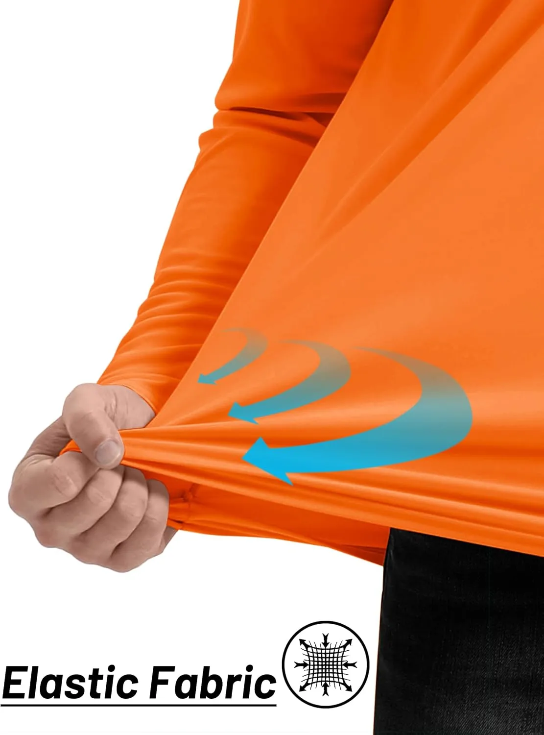 TACVASEN Men's Long Sleeve Athletic Shirts 1/4 Pullover Zip Sun Protection Rash Guard UPF 50  Outdoor Running T-Shirts