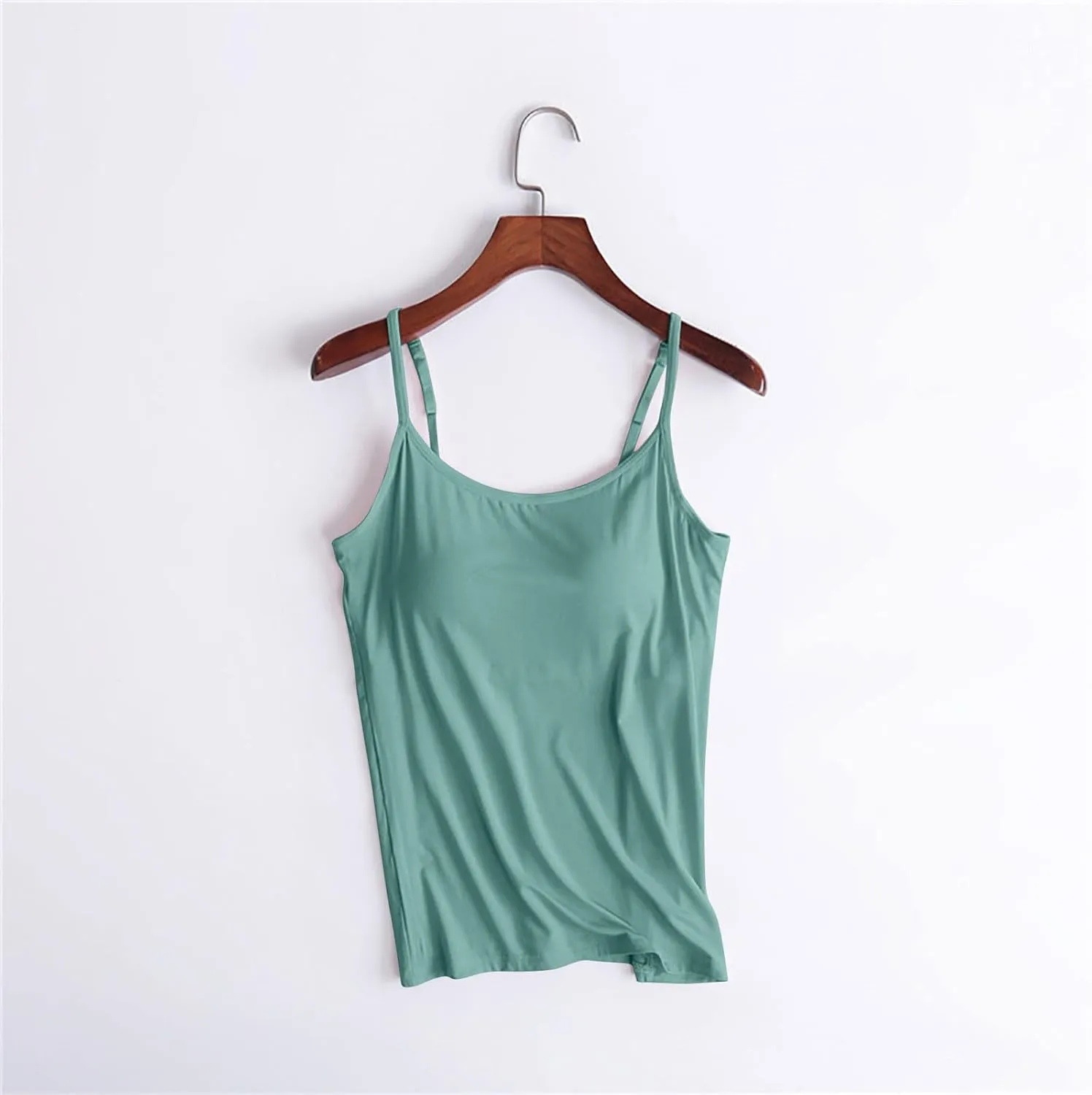 Tank Top with Built in Bra for Women Sleeveless Seamless Workout Tops Athletic Camisole Tank Tops Yoga Gym Clothes