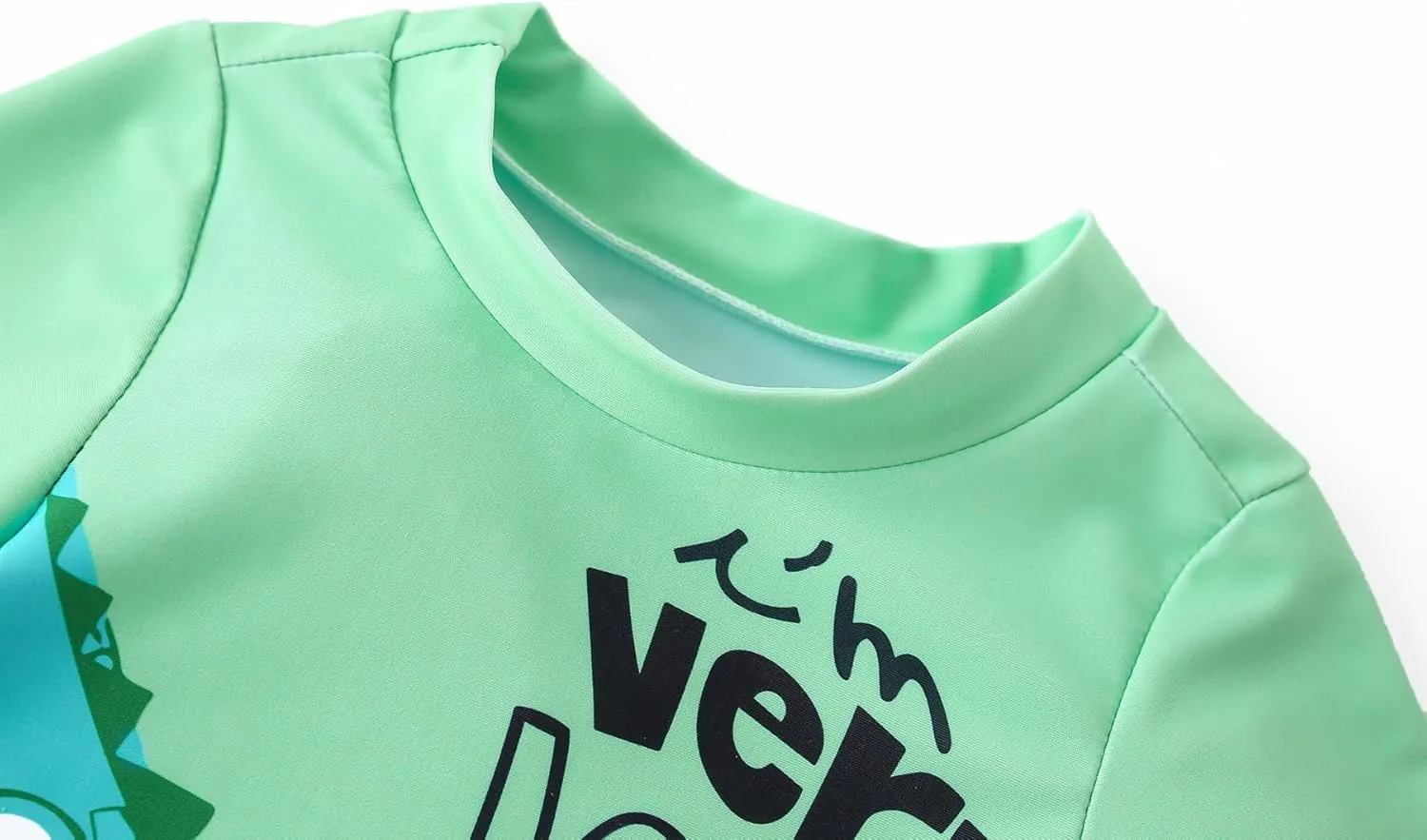 Toddler Boy Swimsuit 3 Piece Boys Swim Set Short Sleeve Boys Swim Shirt Boys Swim Trunks Rash Guard Bathing Suits