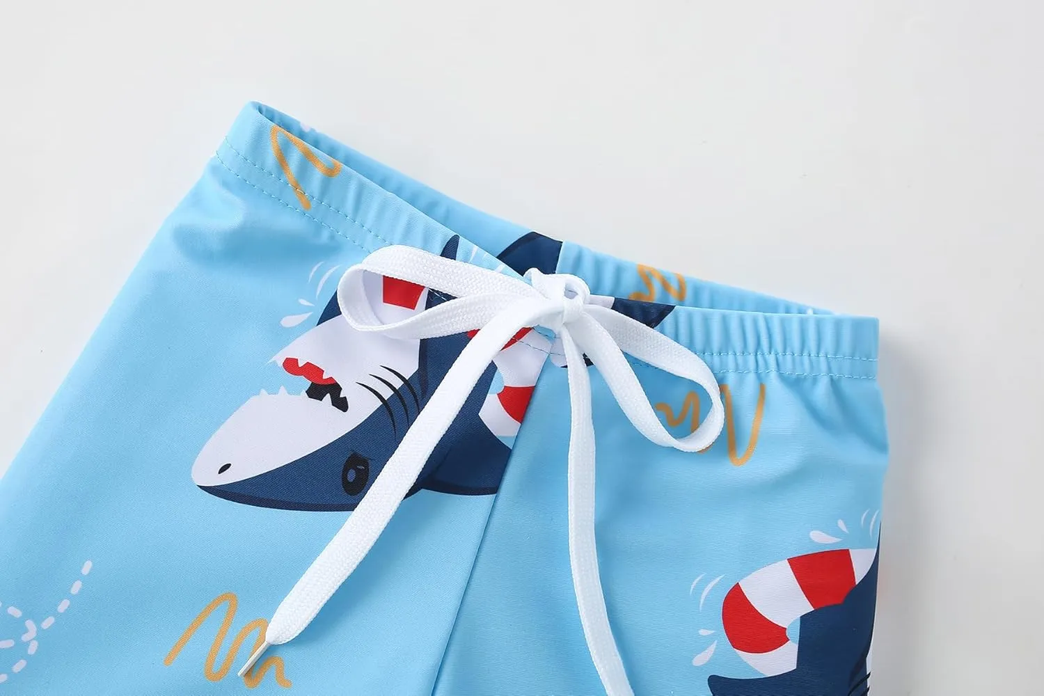Toddler Boy Swimsuit 3 Piece Boys Swim Set Short Sleeve Boys Swim Shirt Boys Swim Trunks Rash Guard Bathing Suits