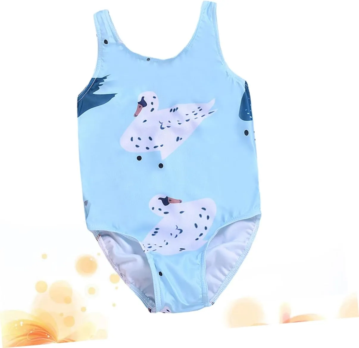 TOYANDONA 2pcs Kids Swimsuits Girl One Piece Swimsuit Girls' One-Piece Swimwear Kid Swimsuit Swimwear for Girls Summer Swimwear Blue One-Piece Swimsuit Cartoon Child Swimsuit for Girls