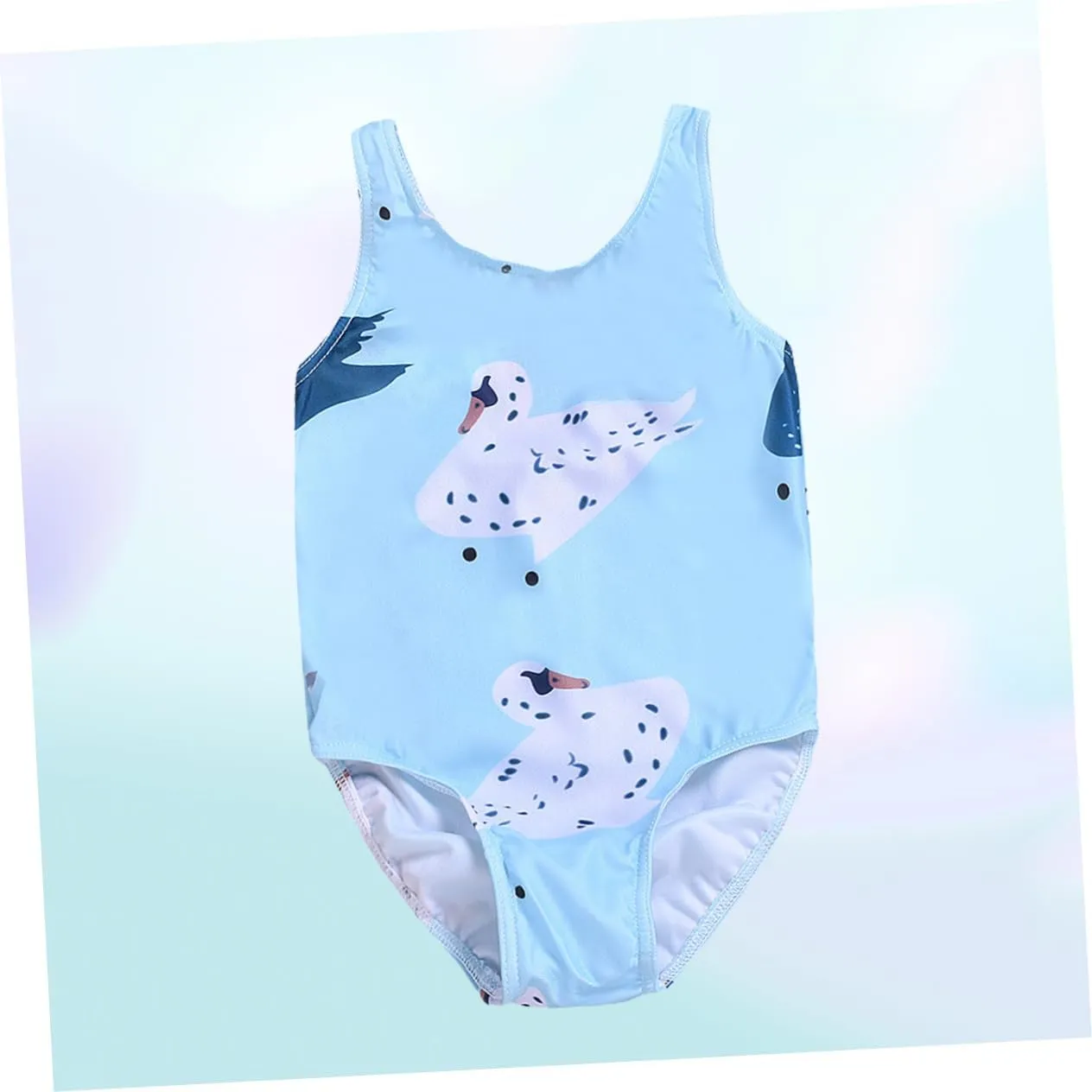 TOYANDONA 2pcs Kids Swimsuits Girl One Piece Swimsuit Girls' One-Piece Swimwear Kid Swimsuit Swimwear for Girls Summer Swimwear Blue One-Piece Swimsuit Cartoon Child Swimsuit for Girls
