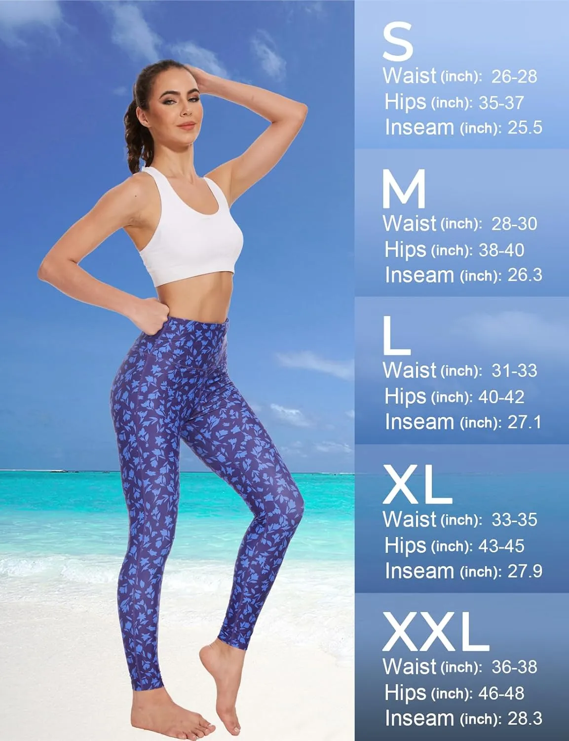 Ubestyle UPF 50  High Waist Women's Swim Pants Swim Leggings Swimming Tights Rash Guard Pants Sun Protective