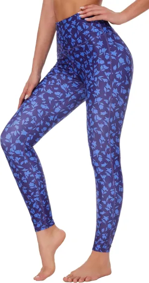 Ubestyle UPF 50  High Waist Women's Swim Pants Swim Leggings Swimming Tights Rash Guard Pants Sun Protective