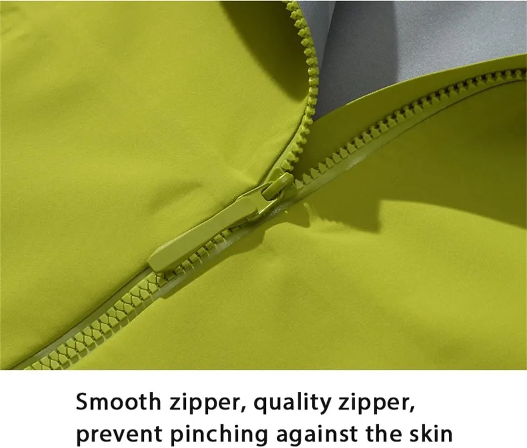 Unisex Enhanced Waterproof Jackets Outdoor Sports Heat-Sealed Seams Rain Coat