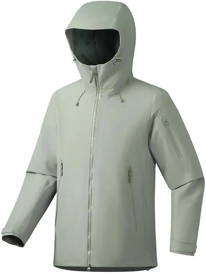 Unisex Enhanced Waterproof Jackets Outdoor Sports Heat-Sealed Seams Rain Coat
