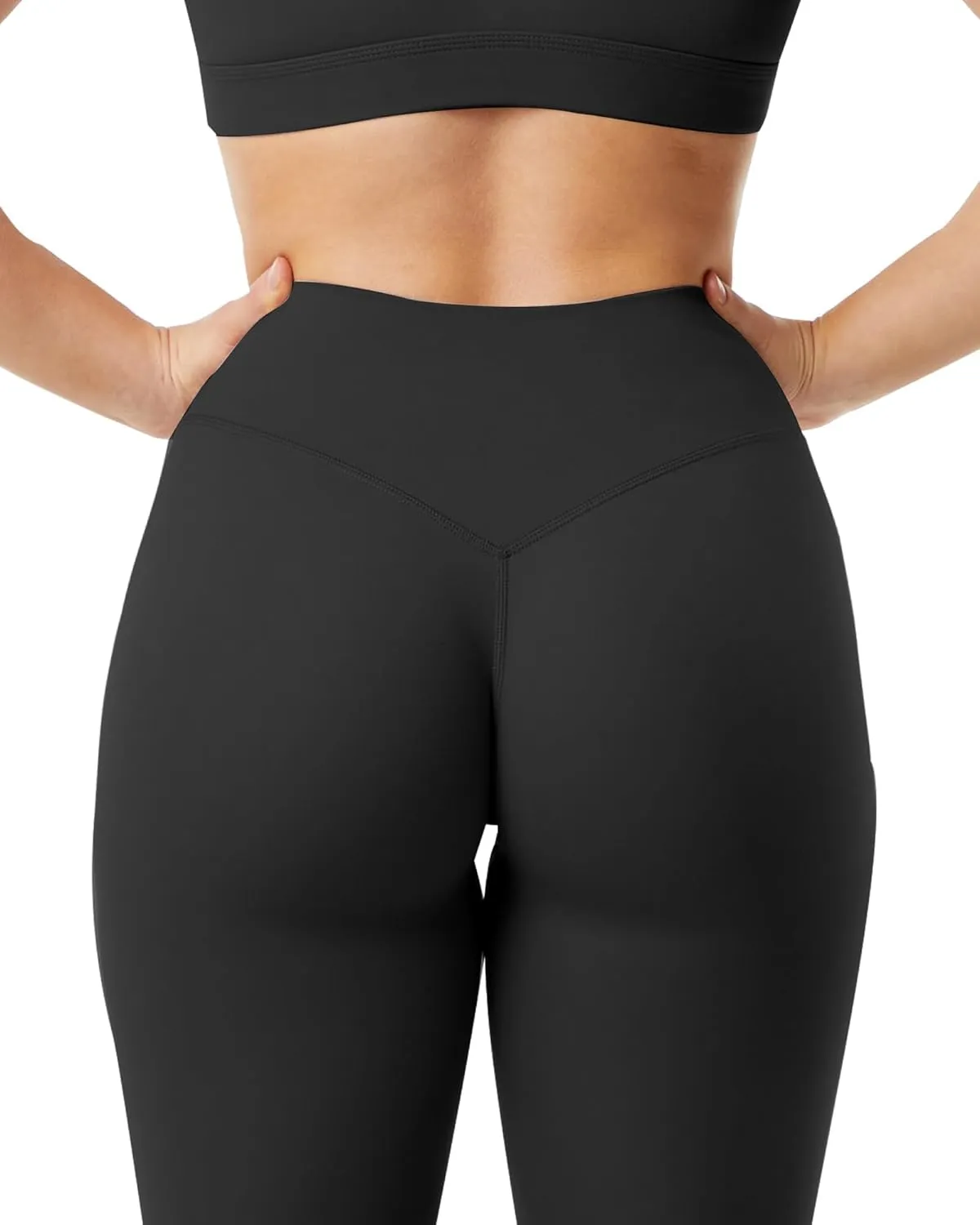 Unthewe High Waisted Butt Lifting Workout Gym Leggings for Women Buttery Soft Athletic Yoga Pants