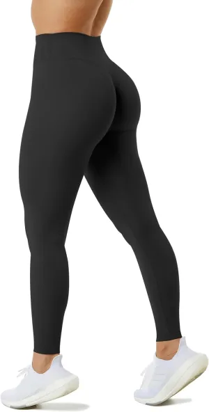 Unthewe High Waisted Butt Lifting Workout Gym Leggings for Women Buttery Soft Athletic Yoga Pants