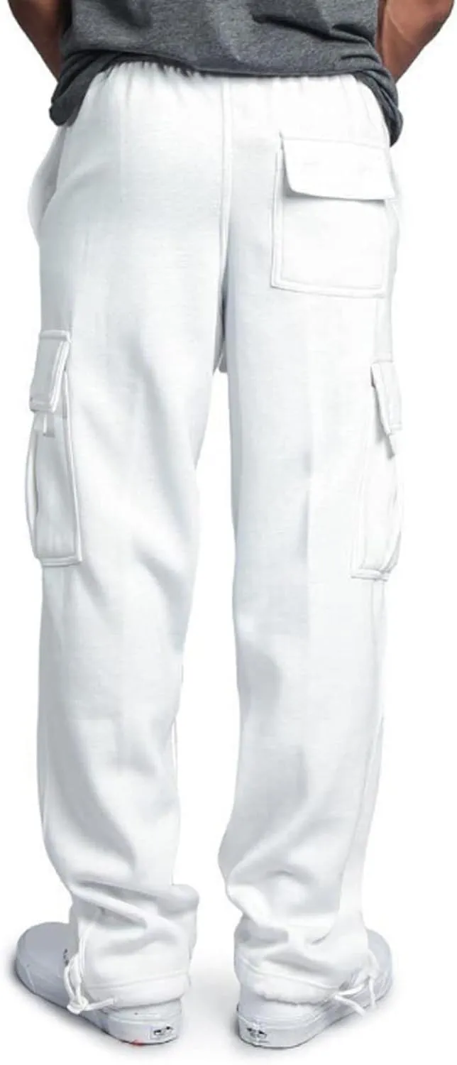 Vickyleb Cargo Pants for Men Black, Men's Joggers Workout Sweatpants Gym Pants Athletic Casual Slim Fit Pants