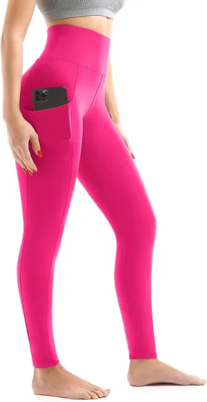 Walifrey Leggings with Pockets for Women, High Waisted Buttery Soft Womens Leggings for Gym Yoga Workout