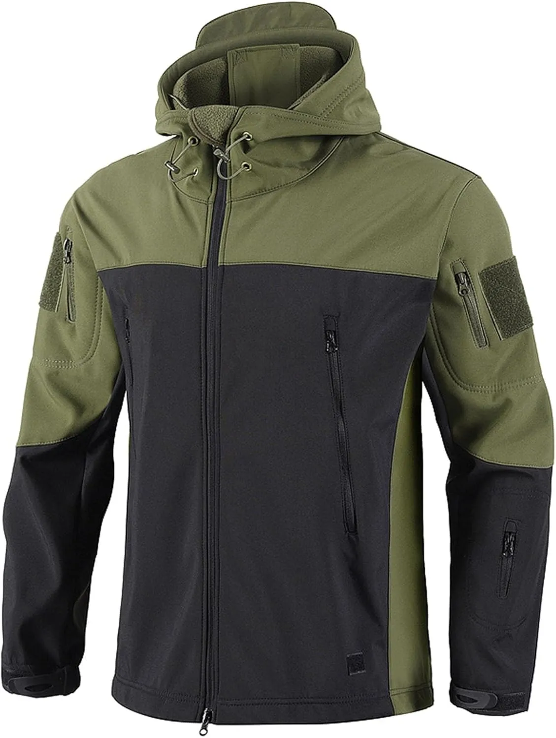 Waterproof Jackets For Men Lightweight Rain Jackets Hooded Raincoat Zip Windbreaker For Running Hiking Travel Coats