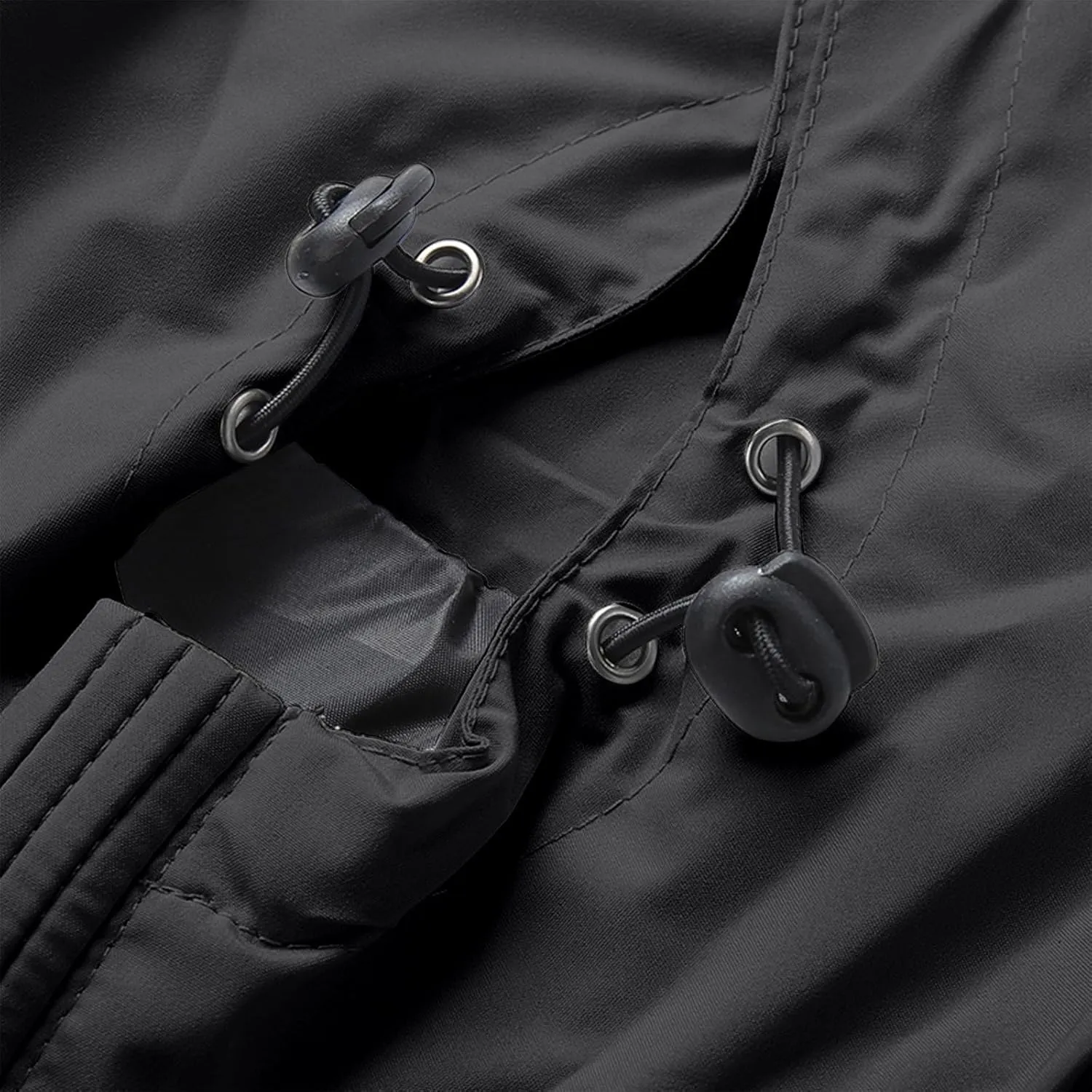Waterproof Jackets for Men Lightweight Softshell Windproof Jacket Hooded Zip Windbreaker for Running Hiking Travel