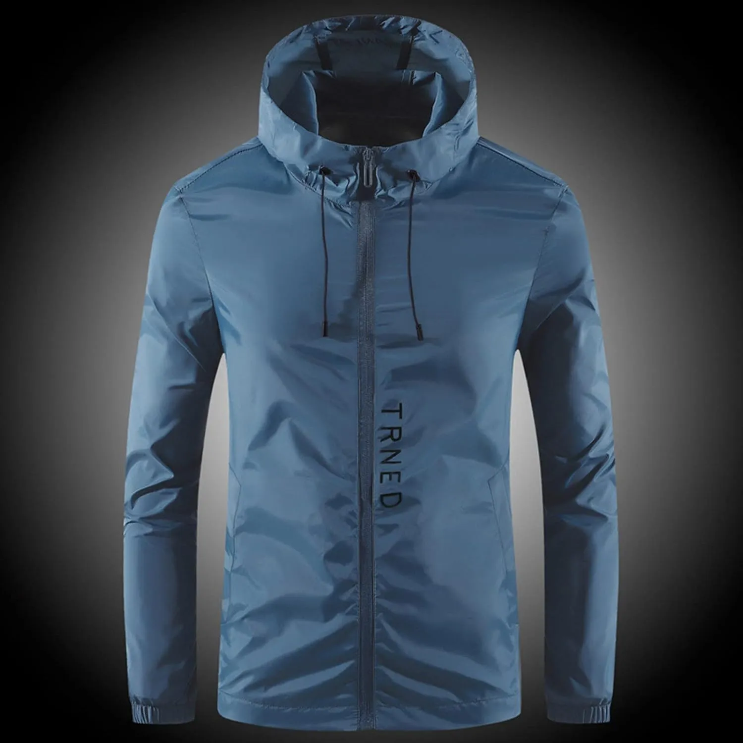 Waterproof Jackets for Men, Men's Waterproof Softshell Jacket Lightweight Windbreaker Hooded Rain Coat for Outdoor