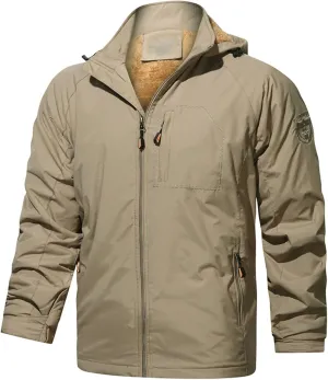 Waterproof Jackets for Men Raincoat for Men Military Tactical Jacket Coat Men'S Softshell Coats for Hiking Fishing