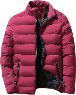 Winter Jackets for Men Puffer Jacket Men Lightweight Warm Puffy Windproof Waterproof Quilted Coat Down Jacket Men
