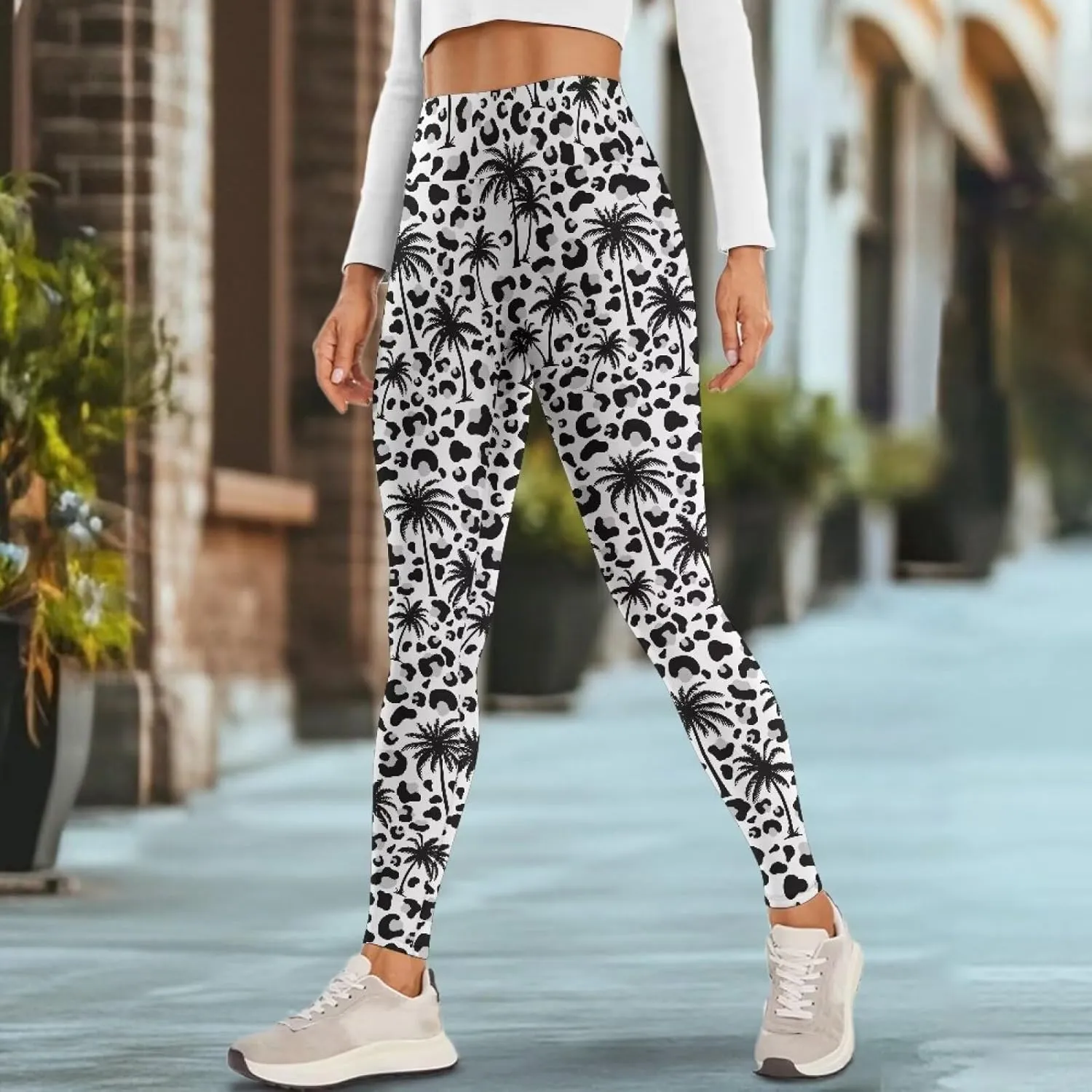 Women Buttery Soft Yoga Leggings with Pockets Tummy Control High Waisted 4-Way Stretch Full-Length Gym Pants