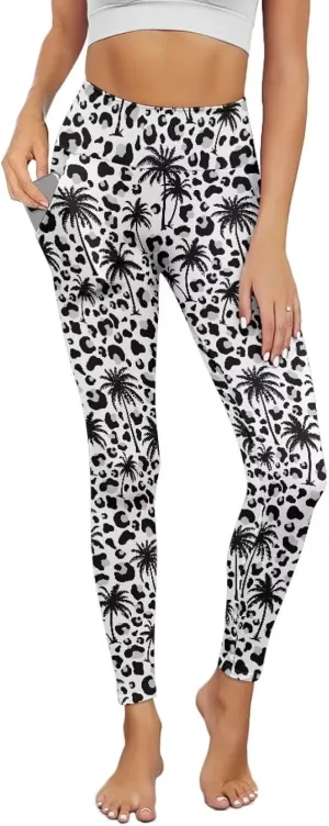 Women Buttery Soft Yoga Leggings with Pockets Tummy Control High Waisted 4-Way Stretch Full-Length Gym Pants
