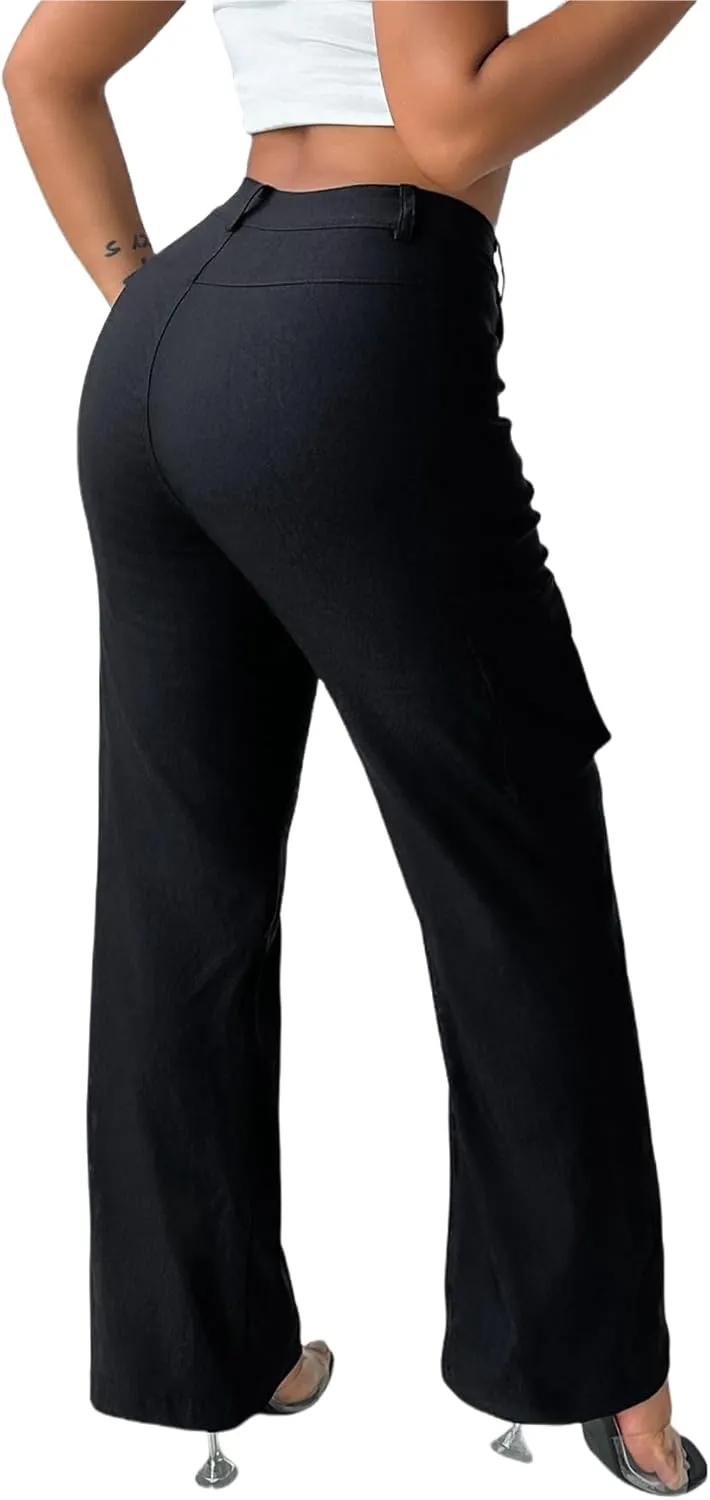 Women Cargo Joggers Cargo Pants High Waisted Stretch Hiking Pants with Pockets