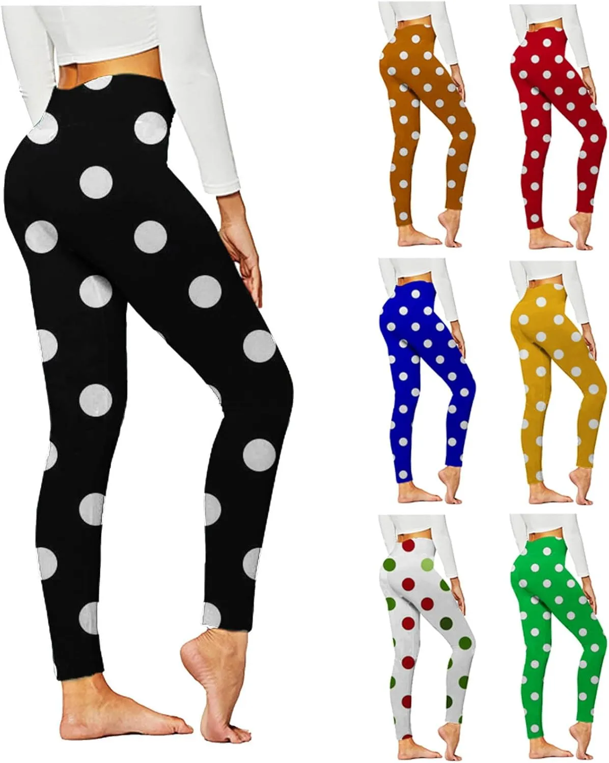 Women Seamless Leggings Compression Tights High Waist Leggings Printed Yoga Pants Butt Lifting Workout Stretchy Bottoms