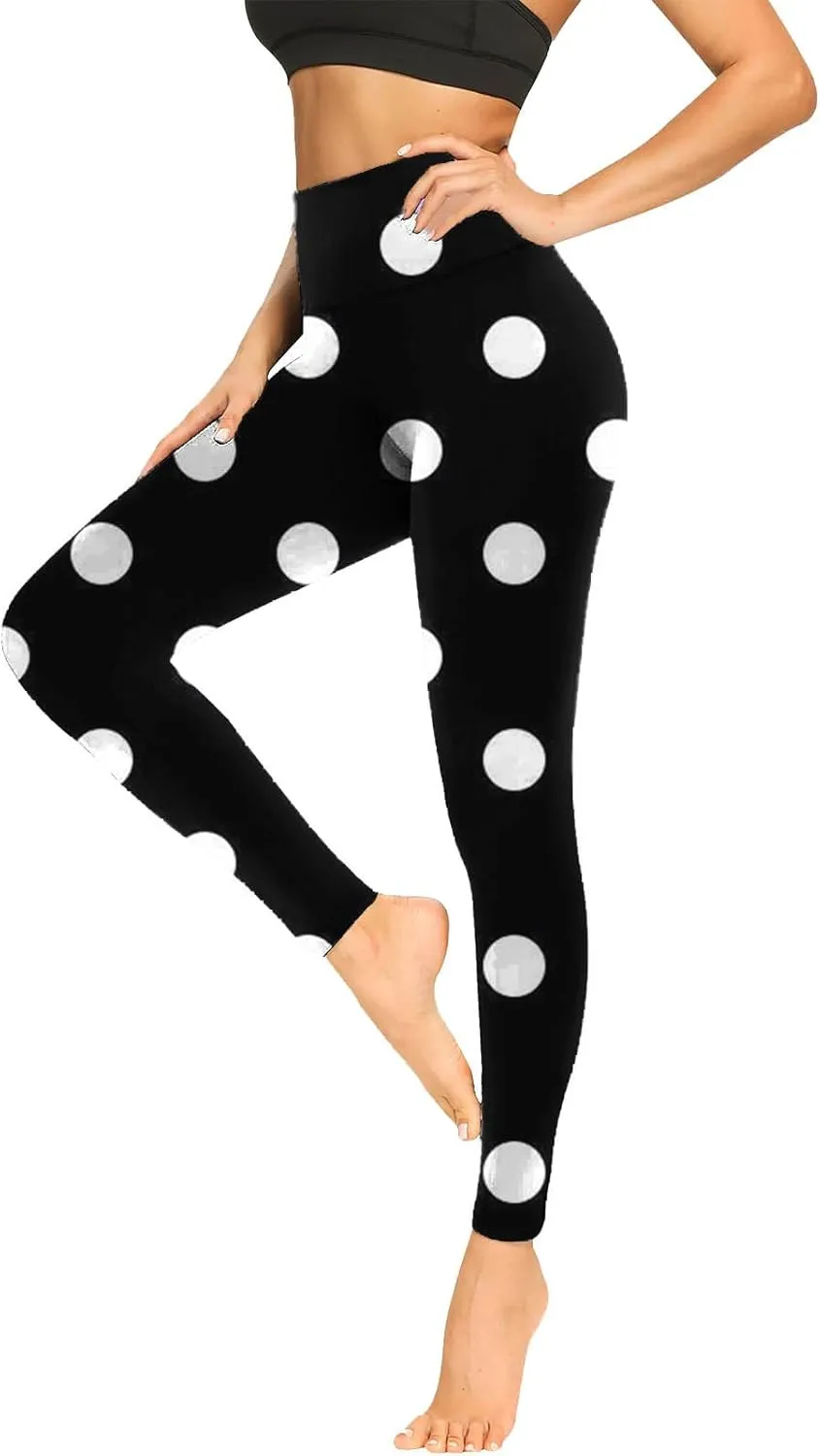 Women Seamless Leggings Compression Tights High Waist Leggings Printed Yoga Pants Butt Lifting Workout Stretchy Bottoms