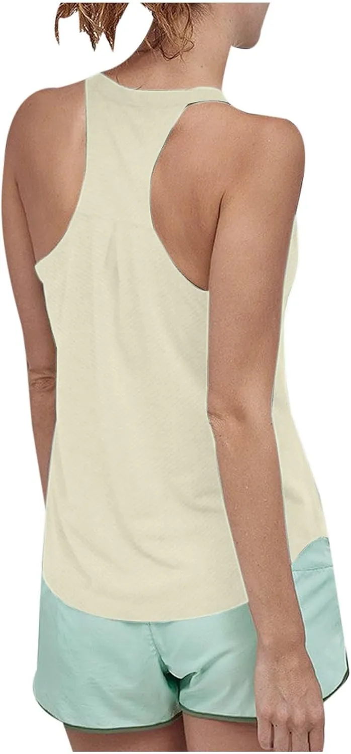 Women Workout Tank Tops Racerback Athletic Shirts Sleeveless Soft Loose Fit Ladies Yoga Running Hiking Clothes