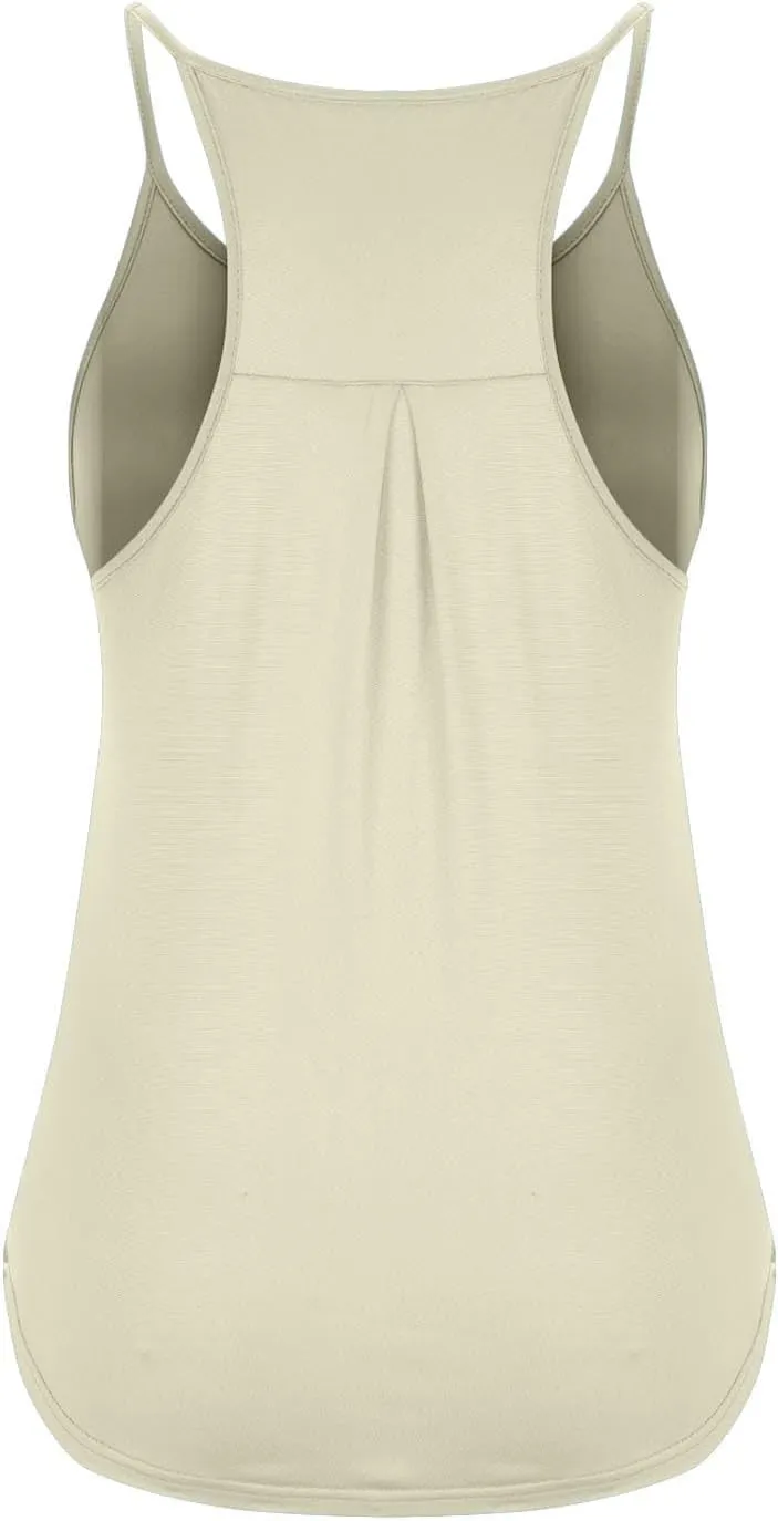 Women Workout Tank Tops Racerback Athletic Shirts Sleeveless Soft Loose Fit Ladies Yoga Running Hiking Clothes