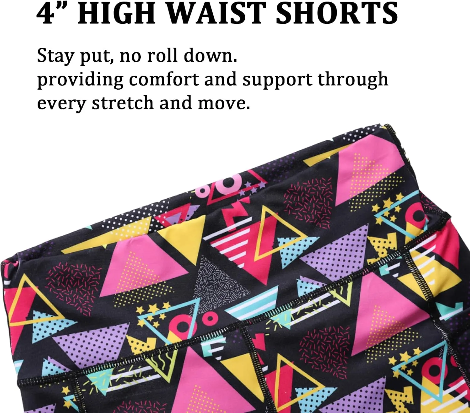 Women's Biker Shorts High Waisted Athletic Workout Yoga Running Shorts with Pockets