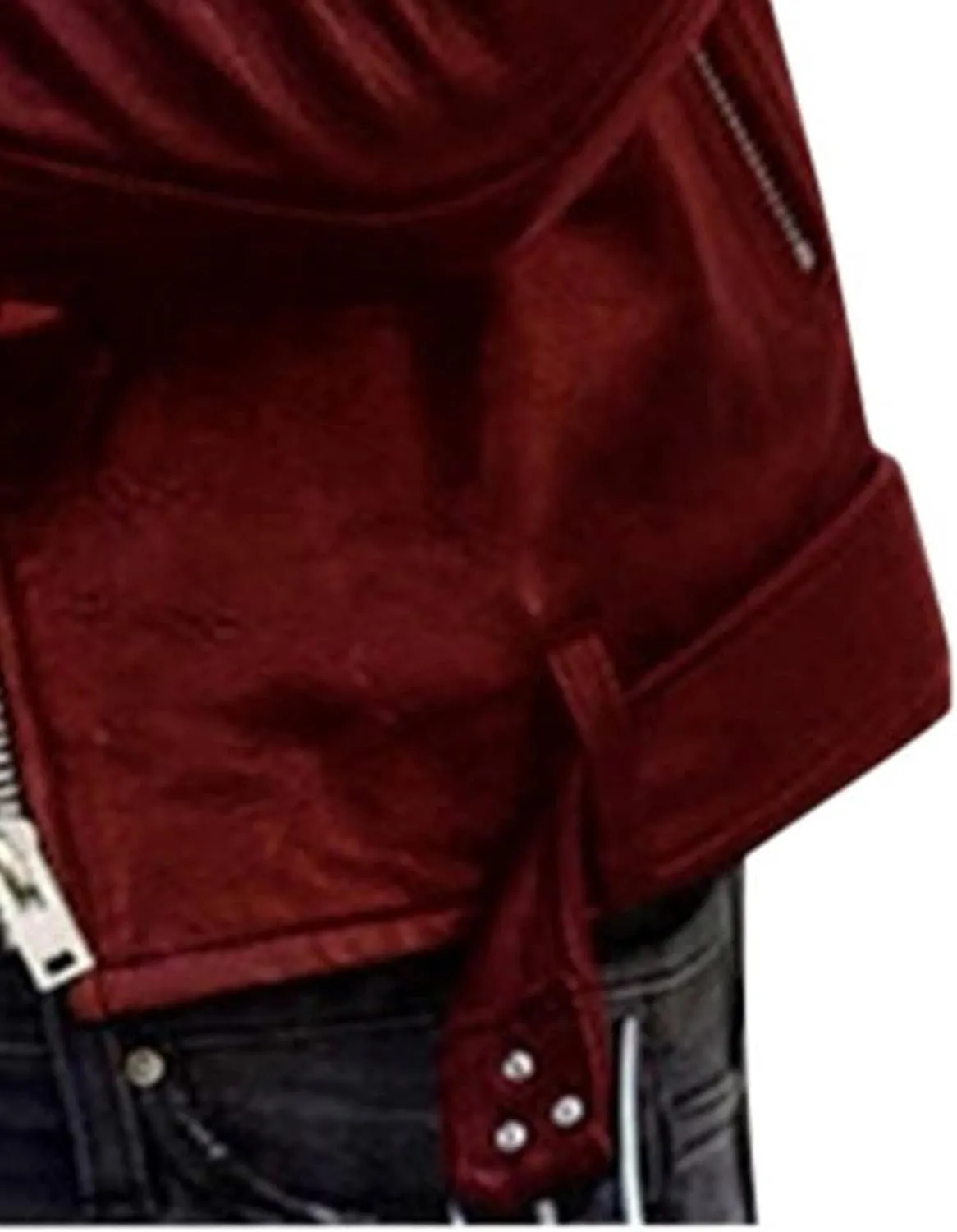 Women's Faux Leather Jackets Motorcycle Short Coat Moto Biker Blazer Zip-up Slim PU Coats with Pockets