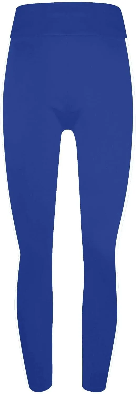 Women's High Waist Yoga Leggings - Premium Soft Workout Stretch Gym Pants Running Sports Trousers Bottoms