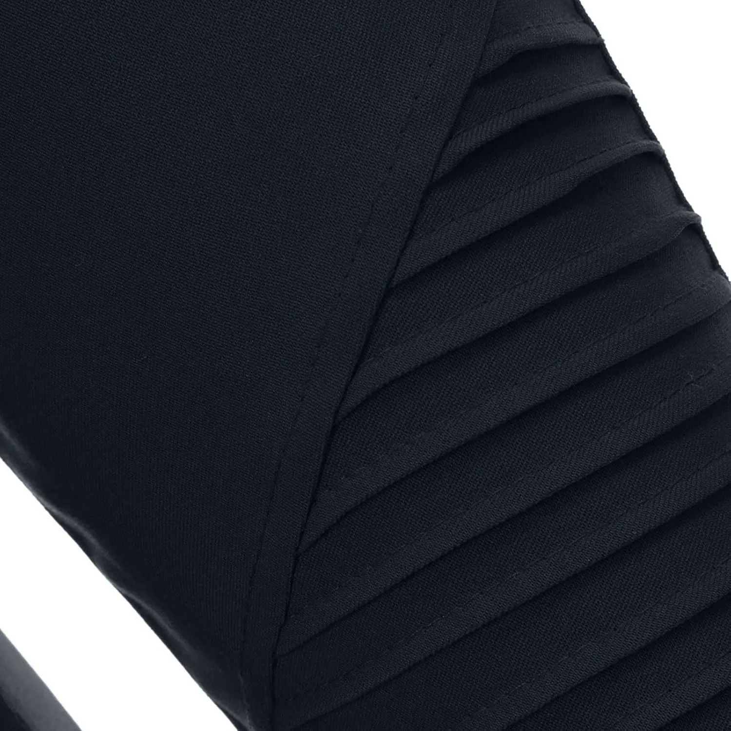 Women's High Waisted Slim Leg Stretch Jean Style Ankle Zipper Pull On Skinny Pants with Pockets for Work