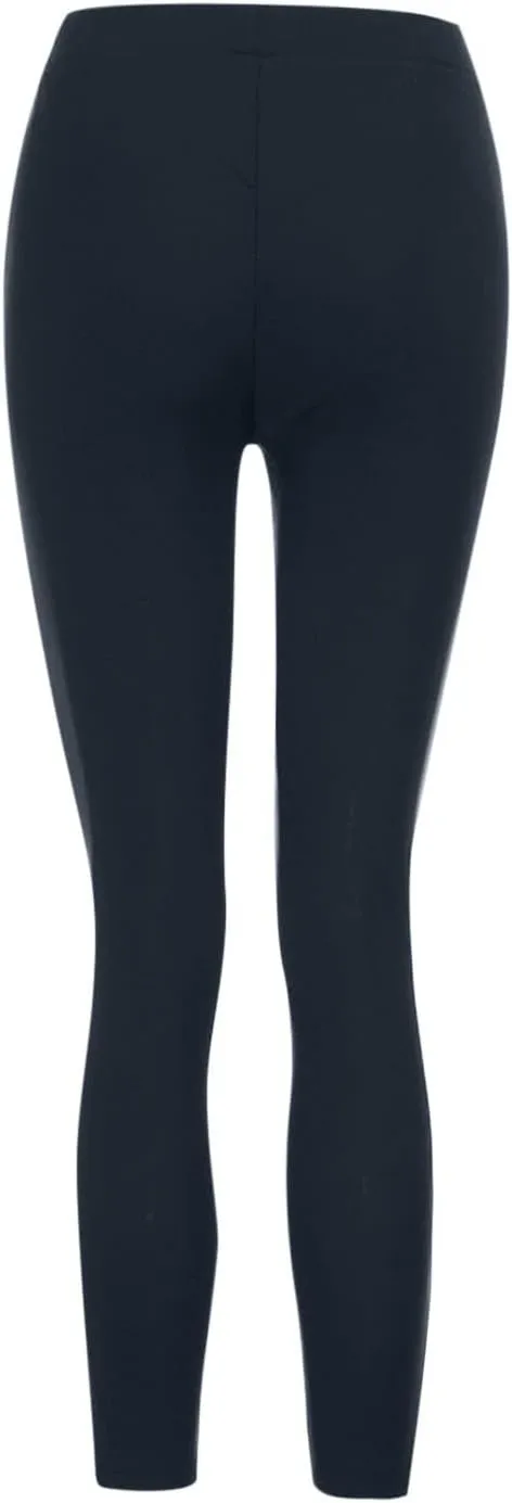 Women's High Waisted Slim Leg Stretch Jean Style Ankle Zipper Pull On Skinny Pants with Pockets for Work