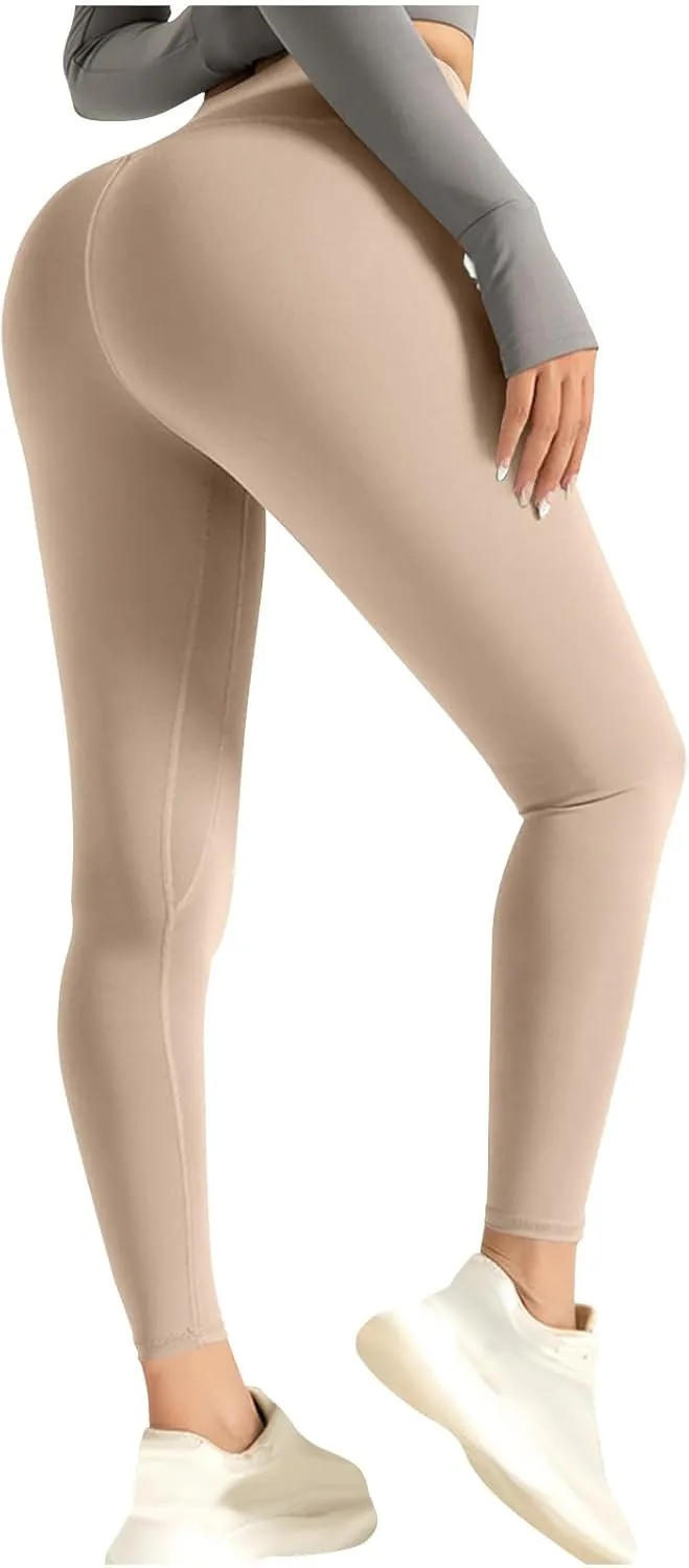 Womens Leggings No Front Seam, Petite Bootcut Yoga Pants,Plus Size Bootcut Yoga Pants,Leggings for Women