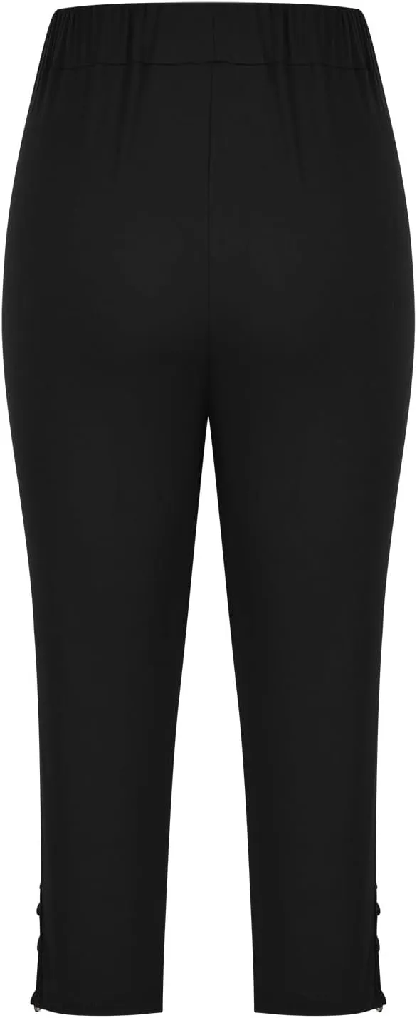 Womens Leggings Tummy Control Solid Color Leggings High Waisted Soft Leggings Plus Size Yoga Pants Trendy Leggings