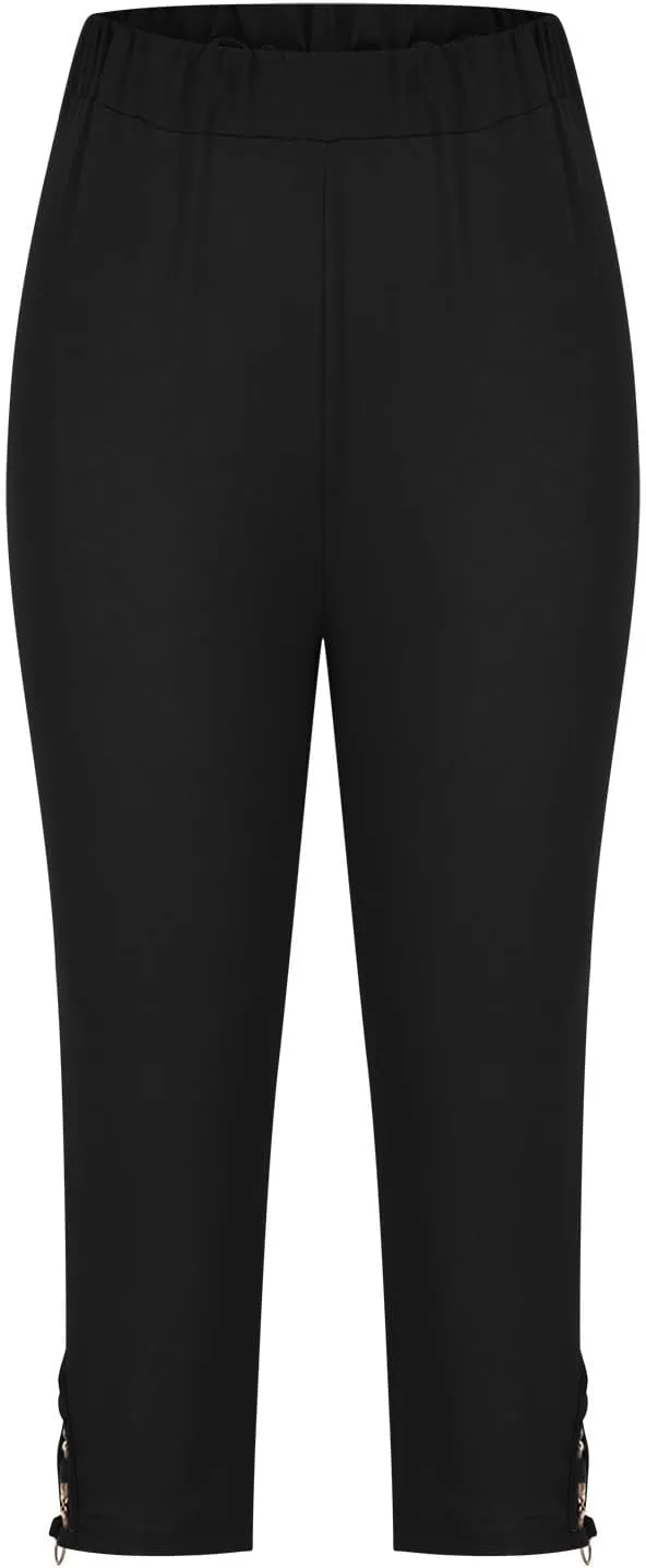 Womens Leggings Tummy Control Solid Color Leggings High Waisted Soft Leggings Plus Size Yoga Pants Trendy Leggings