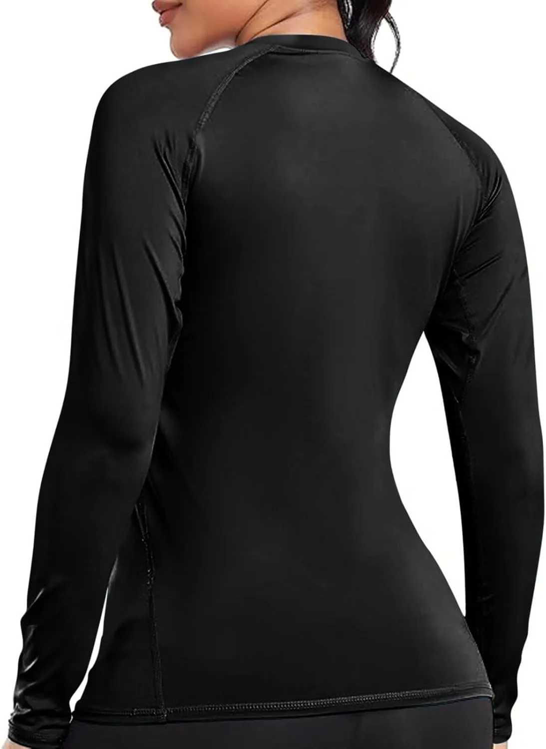 Womens Long Sleeve Shirts Basic Apparel Shirts Crewneck Tshirt Quick-Dry Workout Yoga Running Athletic Gym Tops