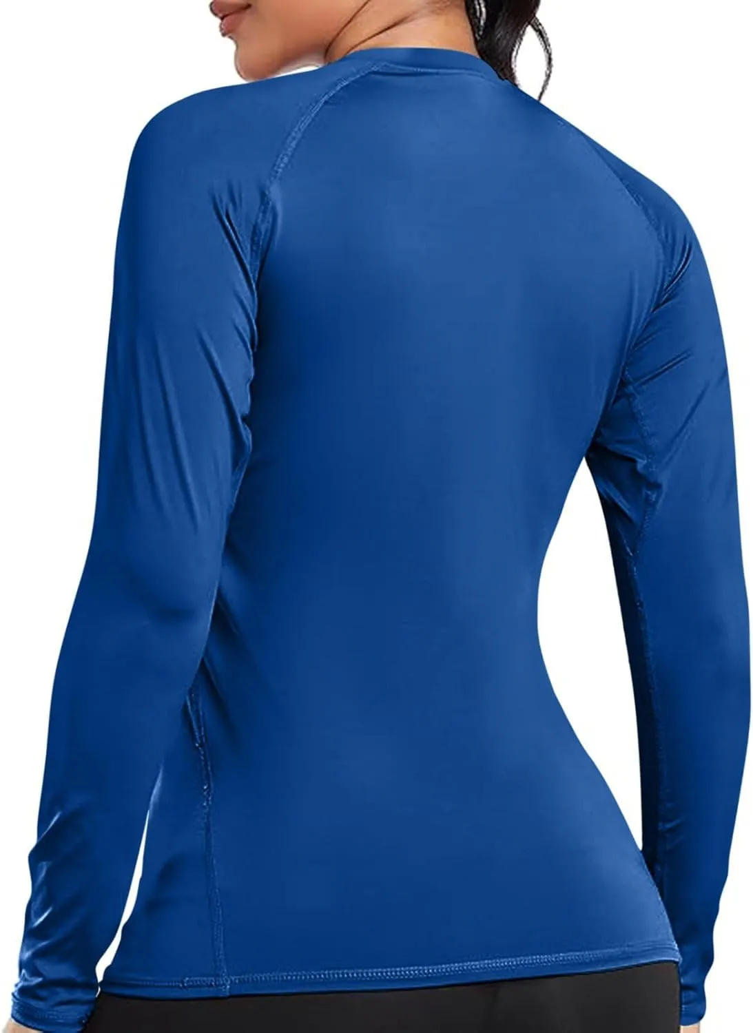 Womens Long Sleeve Shirts Basic Apparel Shirts Crewneck Tshirt Quick-Dry Workout Yoga Running Athletic Gym Tops