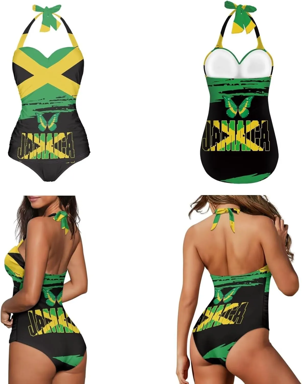 Womens One-Piece Swimsuits with Cover Up Wrap Skirt Tummy Control Swimwear Plus Size Bathing Suit 2X Monokini