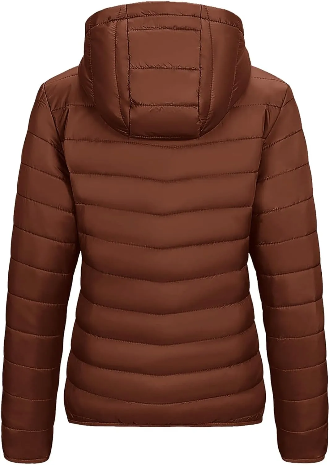 Women's Packable Puffer Jacket, Lightweight down Jackets Winter Warm Quilted Coats Full-Zip Cycling Running Jackets