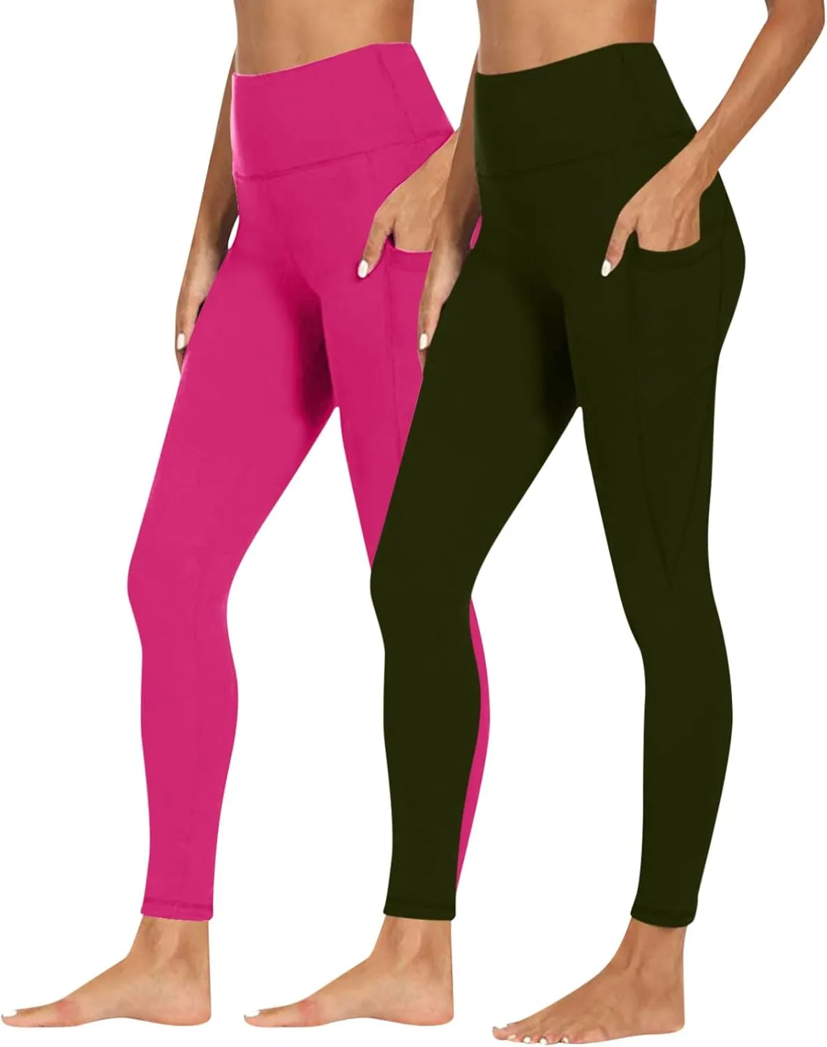 Womens Pants Casual, Dress Pants for Women Trendy,Butt Scrunch Leggings with Pockets,Bootcut Yoga Pants