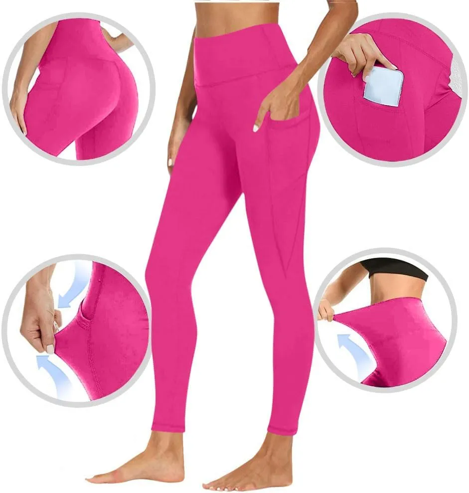 Womens Pants Casual, Dress Pants for Women Trendy,Butt Scrunch Leggings with Pockets,Bootcut Yoga Pants