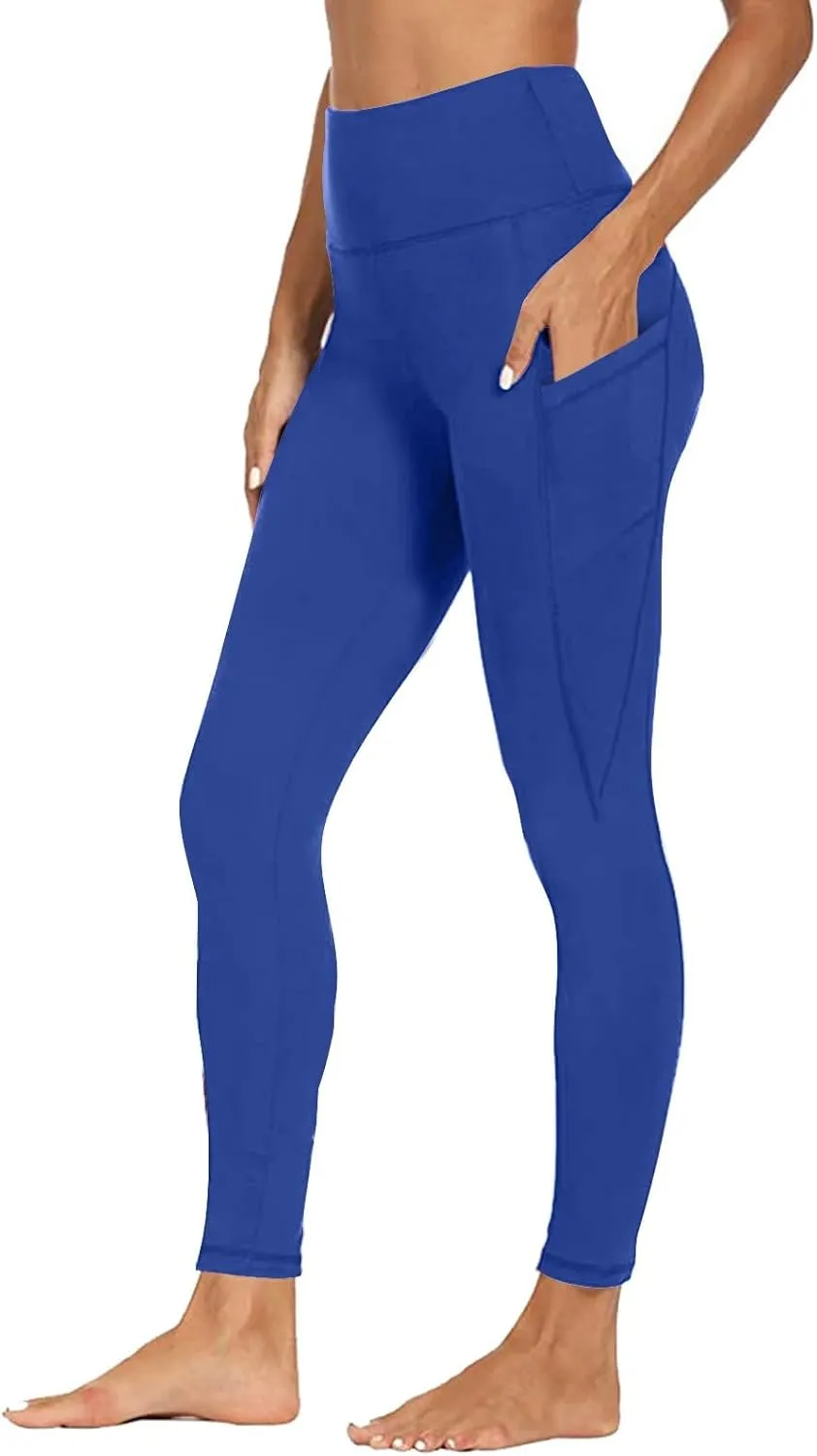 Womens Pants Trendy, Bell Bottom Yoga Pants,Womens Legging with Pockets,Athletic Pants for Women with Pockets