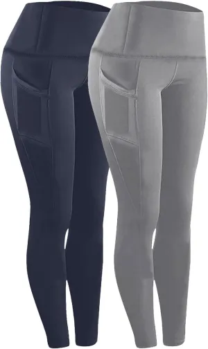 Womens Pants Trendy, Bell Bottom Yoga Pants,Womens Legging with Pockets,Athletic Pants for Women with Pockets