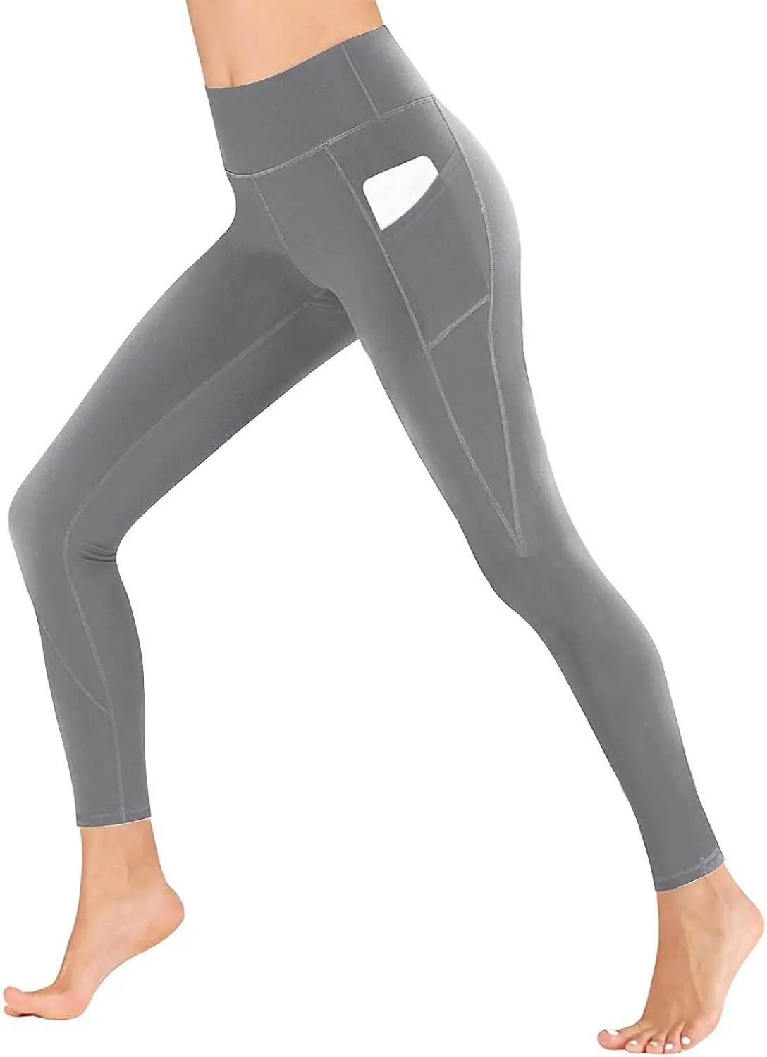 Womens Pants Trendy, Bell Bottom Yoga Pants,Womens Legging with Pockets,Athletic Pants for Women with Pockets
