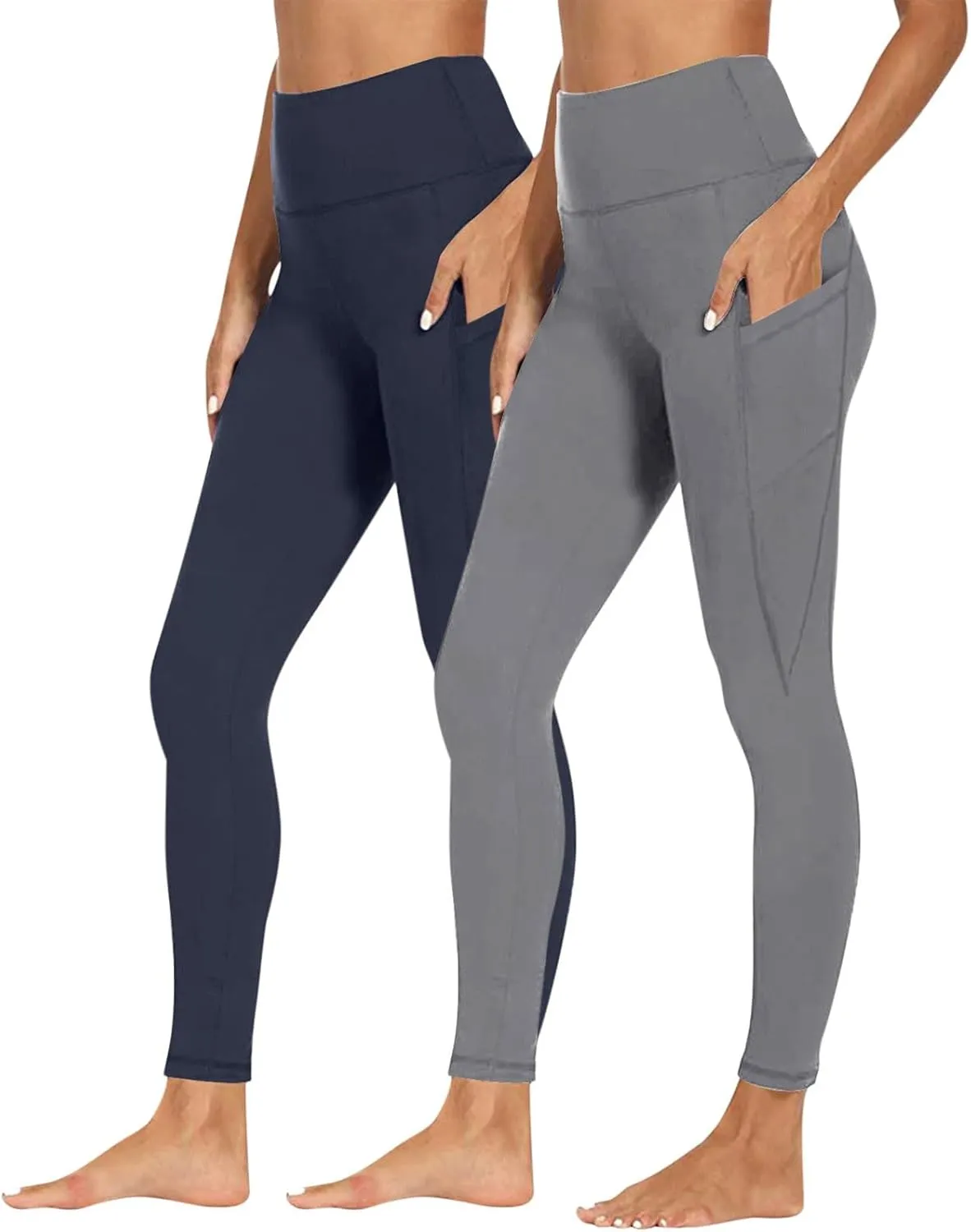 Womens Pants Trendy, Bell Bottom Yoga Pants,Womens Legging with Pockets,Athletic Pants for Women with Pockets