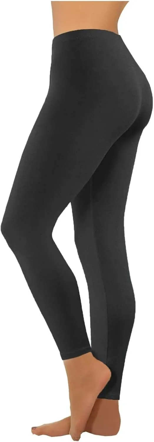 Women's Pants Tummy Control Soft Workout Leggings for Women High Waisted Trousers for Workout Athletic Running