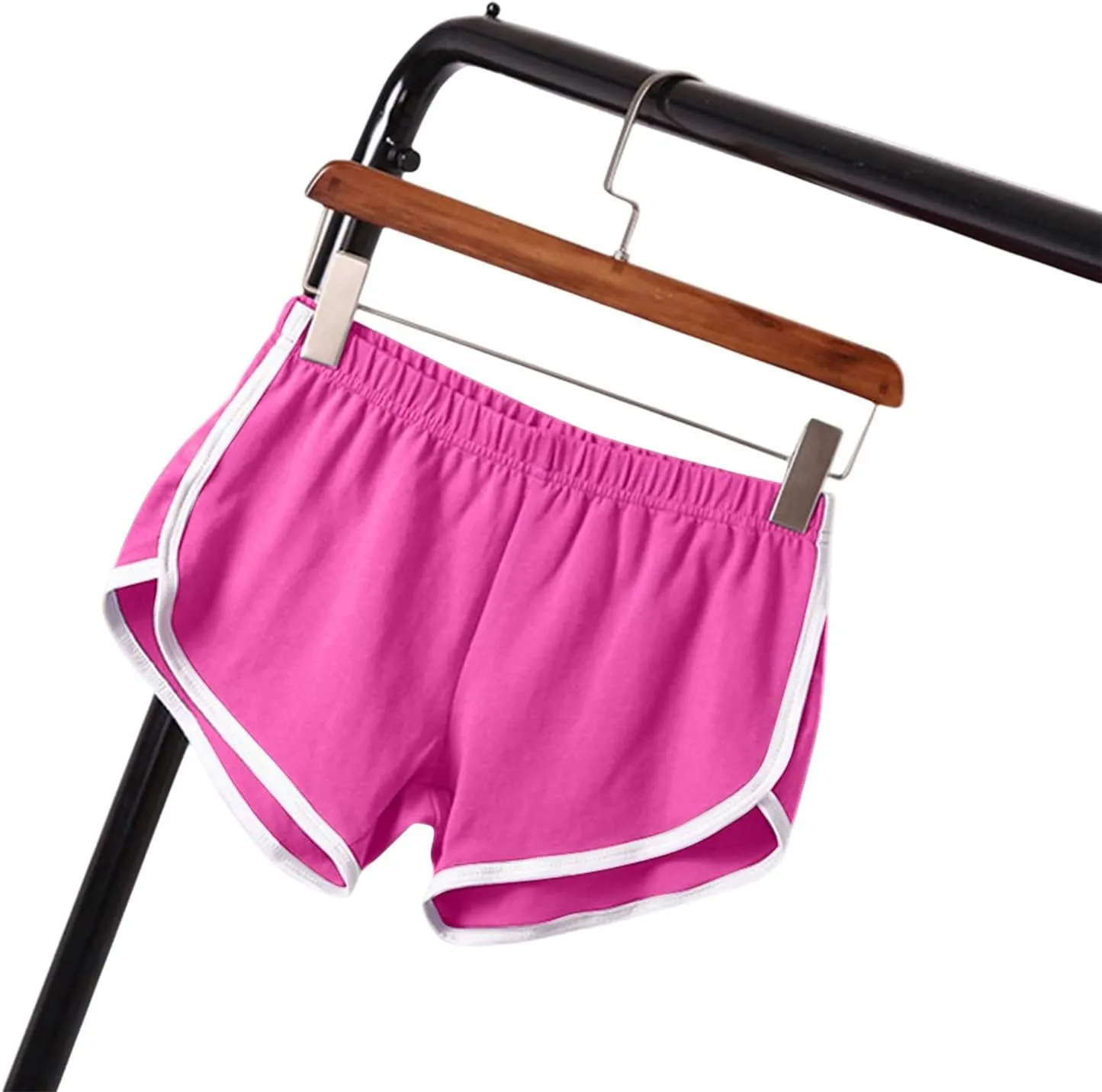 Women's Quick-Dry Running Shorts Workout Sport Layer Active Shorts with Pockets