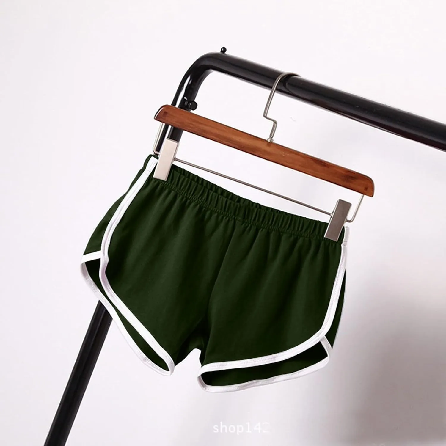 Women's Quick-Dry Running Shorts Workout Sport Layer Active Shorts with Pockets