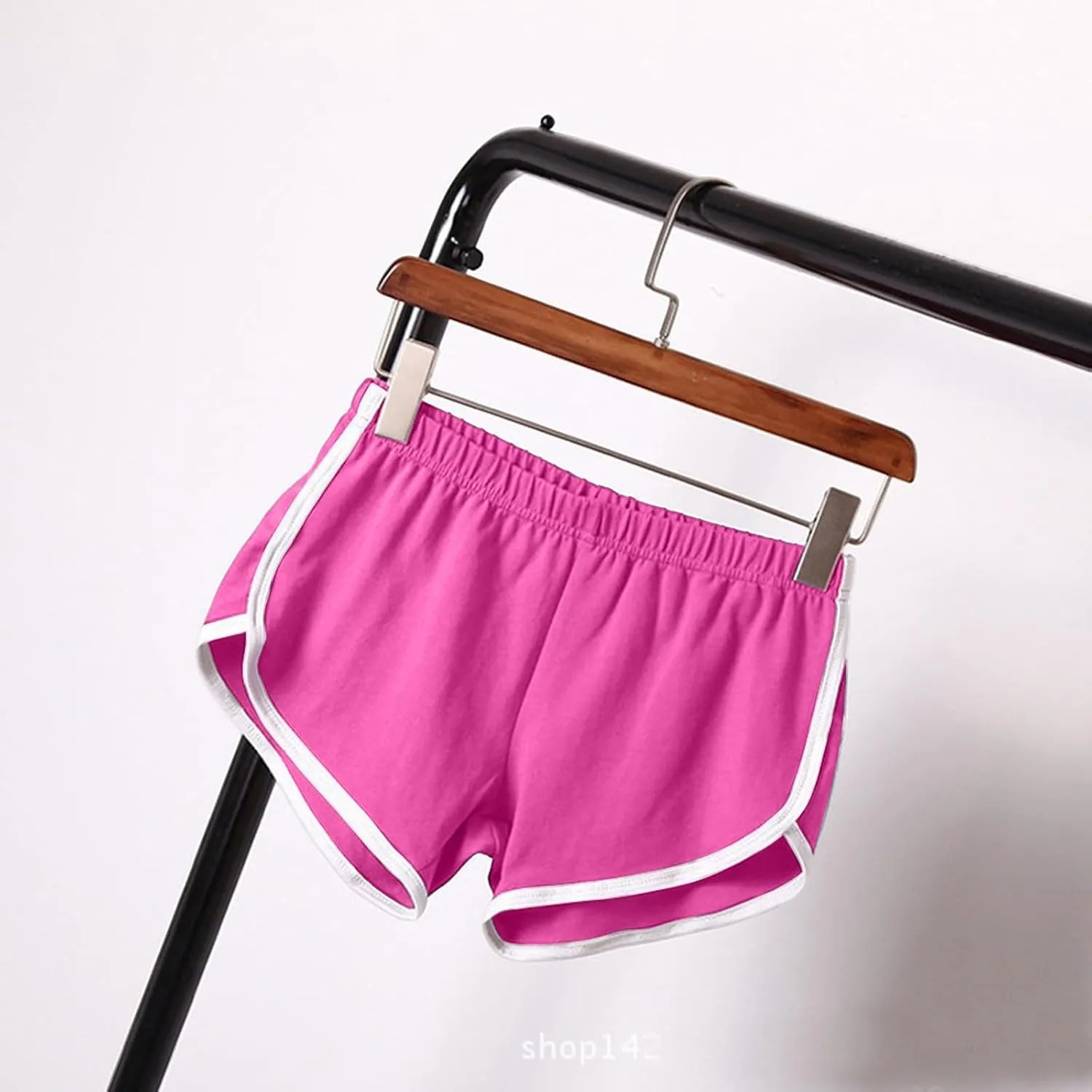 Women's Quick-Dry Running Shorts Workout Sport Layer Active Shorts with Pockets