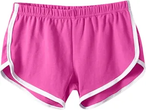 Women's Quick-Dry Running Shorts Workout Sport Layer Active Shorts with Pockets